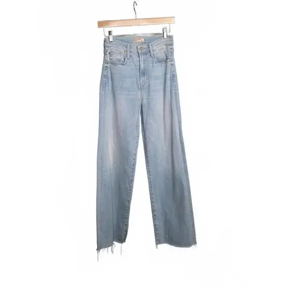 Mother Rambler Zip Ankle Fray in Chill Pill Size 24 - Picture 2 of 9